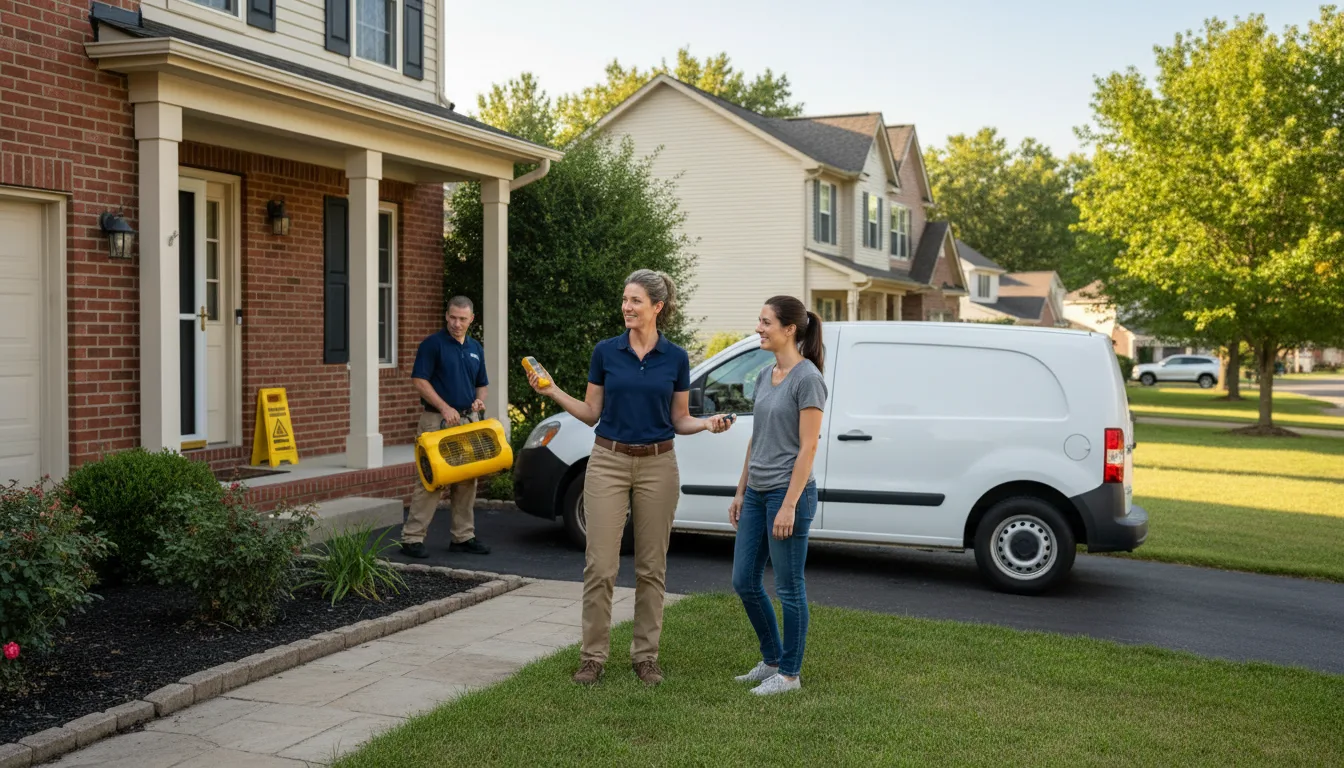 Residential water damage restoration in Caliente, NV